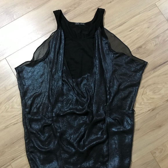 Size small black sleeveless dress - Picture 2 of 3